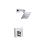 Kohler - Loure Rite-Temp shower trim kit with push-button diverter, 2.5 gpm - Polished Chrome