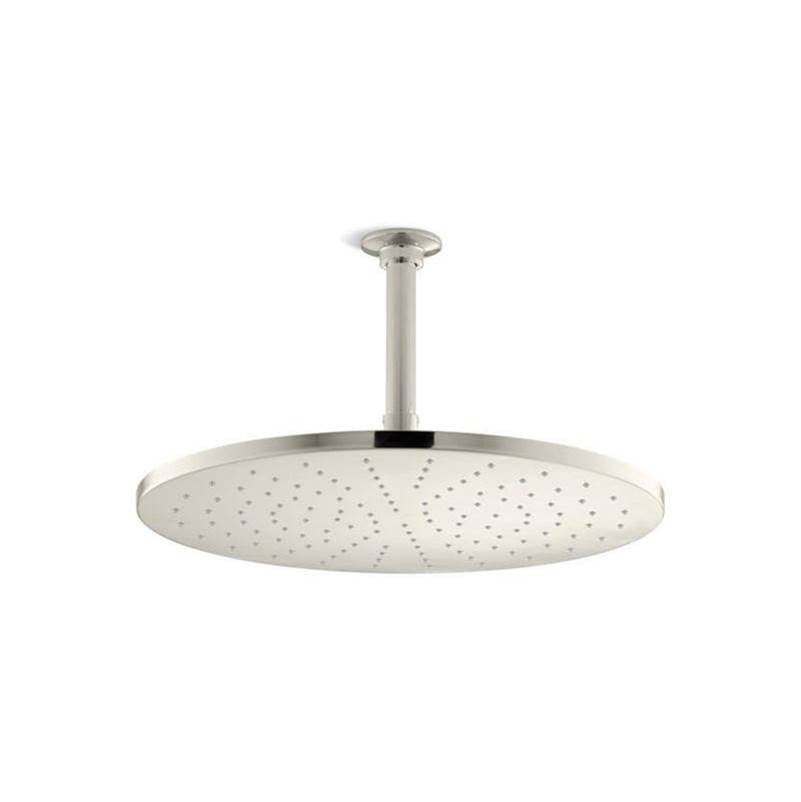 Kohler - Contemporary Round 14- single-function rainhead, 2.5 gpm - Vibrant Polished Nickel