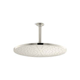 Kohler - Contemporary Round 14- single-function rainhead, 2.5 gpm - Vibrant Polished Nickel