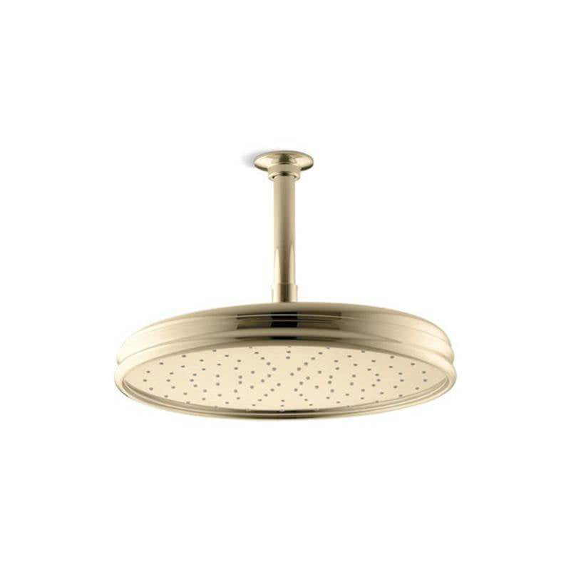 Kohler - Traditional 12'' single-function rainhead, 2.5 gpm - Vibrant French Gold