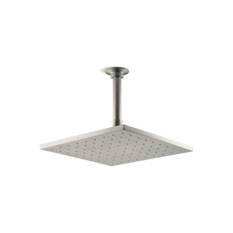 Kohler - Contemporary Square 10'' single-function rainhead, 2.5 gpm - Vibrant Brushed Nickel