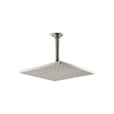Kohler - Contemporary Square 10'' single-function rainhead, 2.5 gpm - Vibrant Brushed Nickel