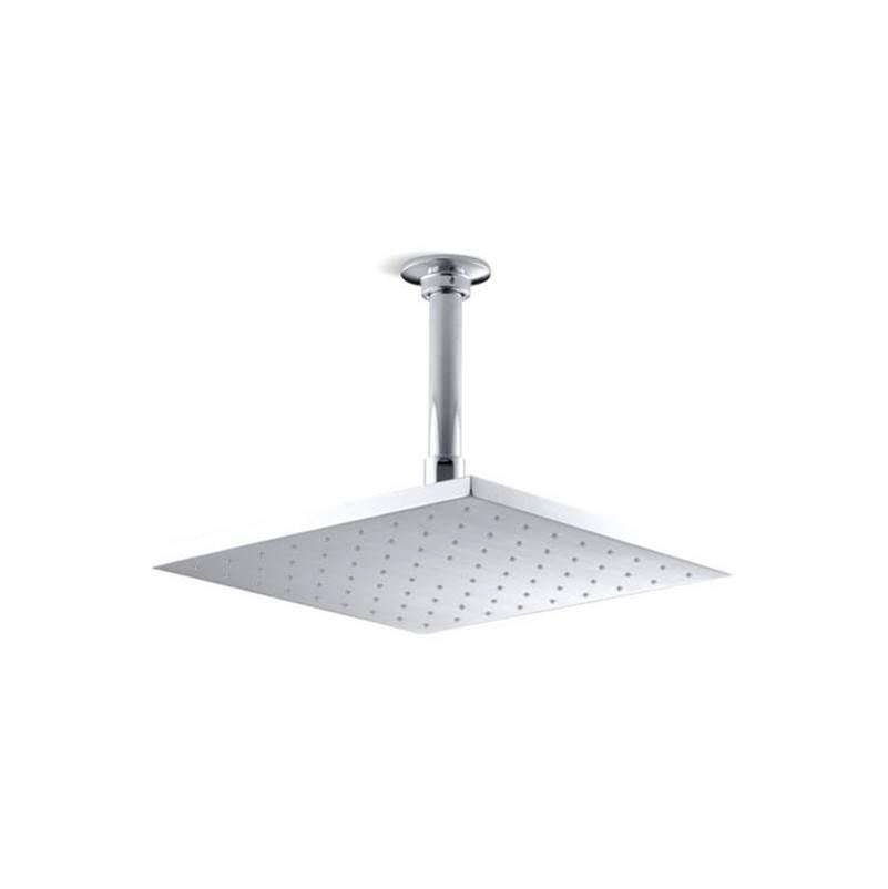 Kohler - Contemporary Square 10'' single-function rainhead, 2.5 gpm - Polished Chrome