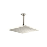 Kohler - Contemporary Square 10'' single-function rainhead, 2.5 gpm - Vibrant Polished Nickel