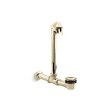 Kohler - Iron Works Exposed bath drain for above-the-floor installation - Vibrant French Gold