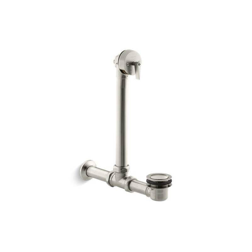 Kohler - Iron Works Exposed bath drain for above-the-floor installation - Vibrant Brushed Nickel
