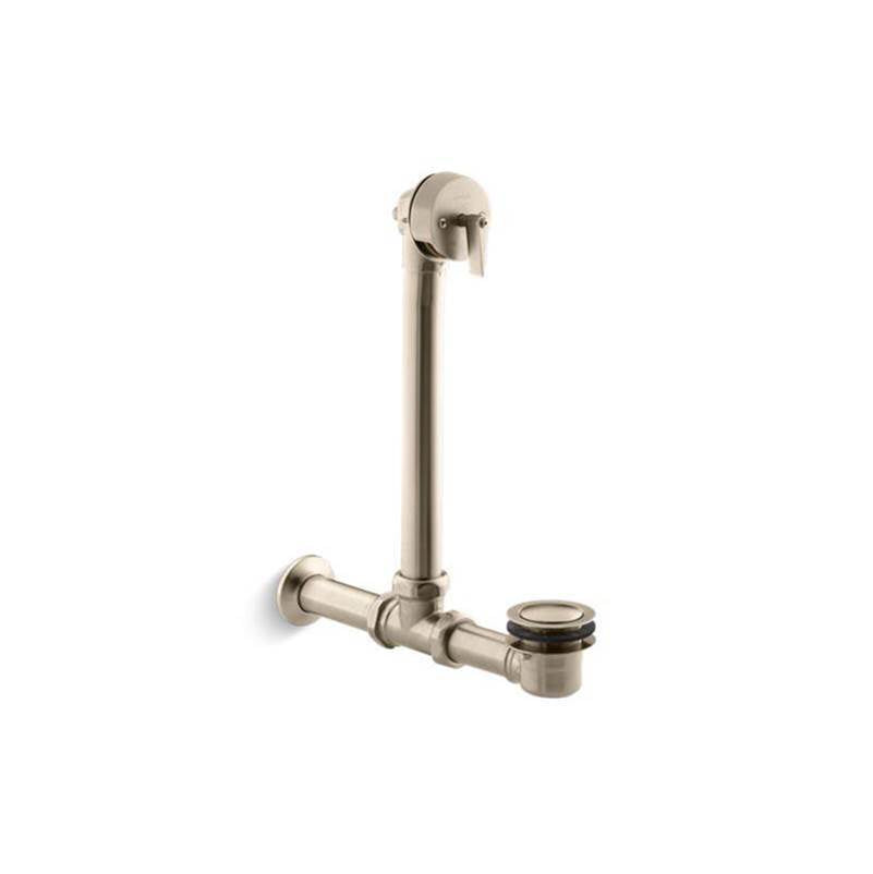 Kohler - Iron Works Exposed bath drain for above-the-floor installation - Vibrant Brushed Bronze