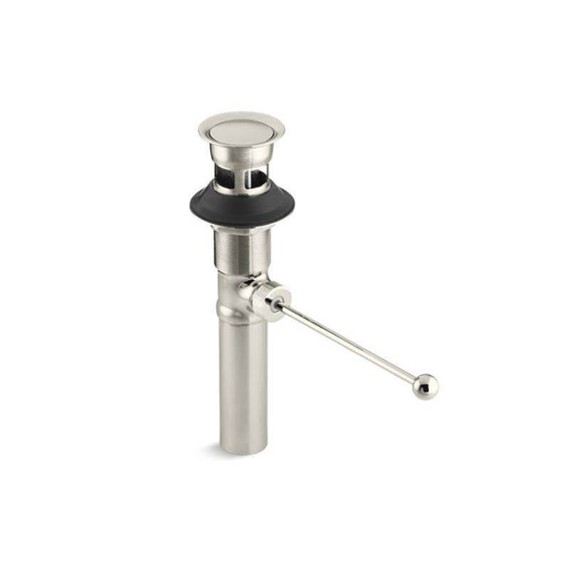 Kohler - Premier pop-up drain, exposed, with overflow - Vibrant Polished Nickel