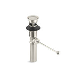 Kohler - Premier pop-up drain, exposed, with overflow - Vibrant Polished Nickel
