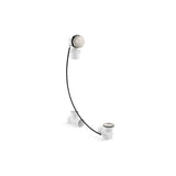 Kohler - Clearflo Cable bath drain, less PVC tubing - Vibrant Brushed Nickel
