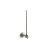 Kohler - 3/8'' NPT angle supply with stop and annealed vertical tube - Vibrant Brushed Nickel