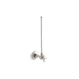Kohler - 3/8'' NPT angle supply with stop and annealed vertical tube - Vibrant Polished Nickel