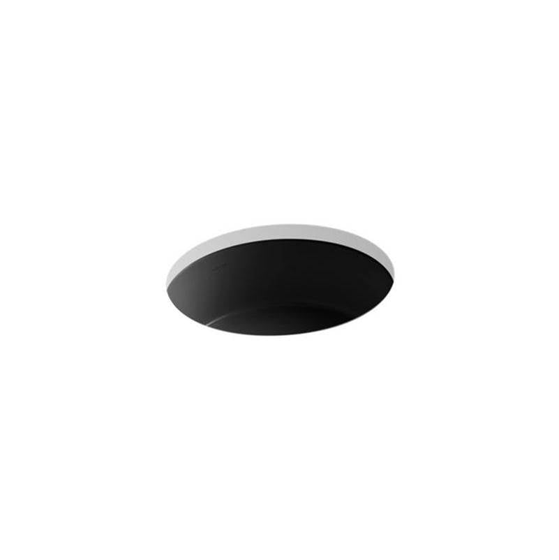 Kohler - Verticyl 15-3/4'' round undermount bathroom sink - Black