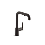 Kohler - Purist Pull-out kitchen sink faucet with three-function sprayhead - Matte Black