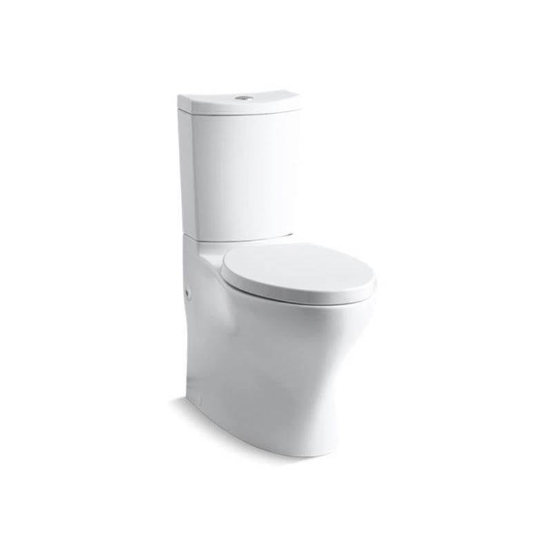 Kohler - Persuade Curv Two-piece elongated toilet with skirted trapway, dual-flush - White