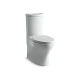 Kohler - Persuade Curv Two-piece elongated toilet with skirted trapway, dual-flush - Ice Grey