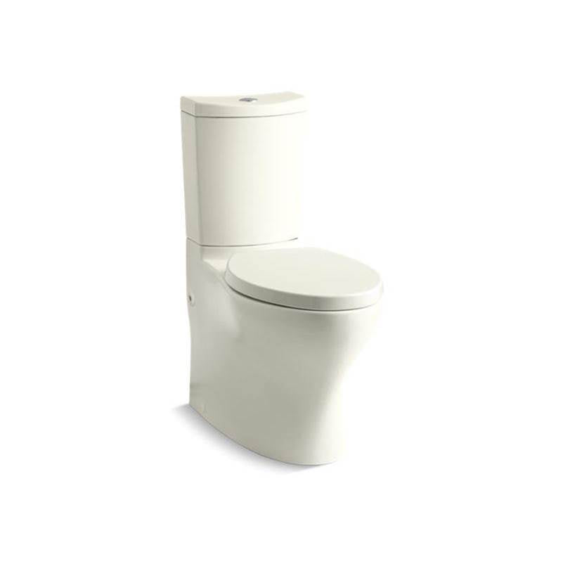 Kohler - Persuade Curv Two-piece elongated toilet with skirted trapway, dual-flush - Biscuit