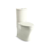 Kohler - Persuade Curv Two-piece elongated toilet with skirted trapway, dual-flush - Biscuit