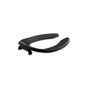 Kohler - LustraE Elongated toilet seat with check hinge, in Black Black - Black