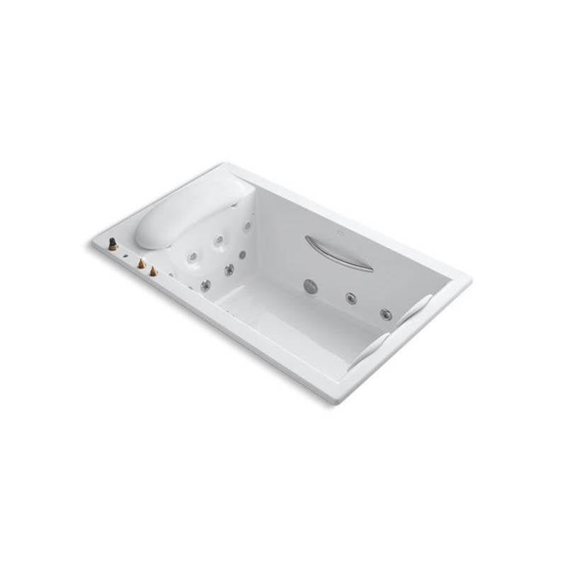 Kohler - RiverBath 75'' x 45'' drop-in heated whirlpool bath - White