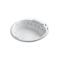 Kohler - RiverBath 75'' x 75'' drop-in heated whirlpool bath with chromatherapy - White