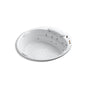 Kohler - RiverBath 75'' x 75'' drop-in whirlpool with heater without jet trim - White