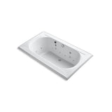 Kohler - Memoirs 72'' x 42'' drop-in Effervescence whirlpool bath - White