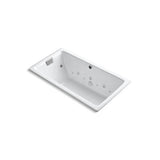 Kohler - Tea-for-Two 66'' x 36'' drop-in Effervescence whirlpool bath - White