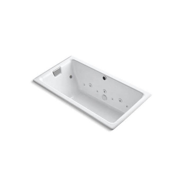 Kohler - Tea-for-Two 66'' x 36'' drop-in Effervescence whirlpool bath - White