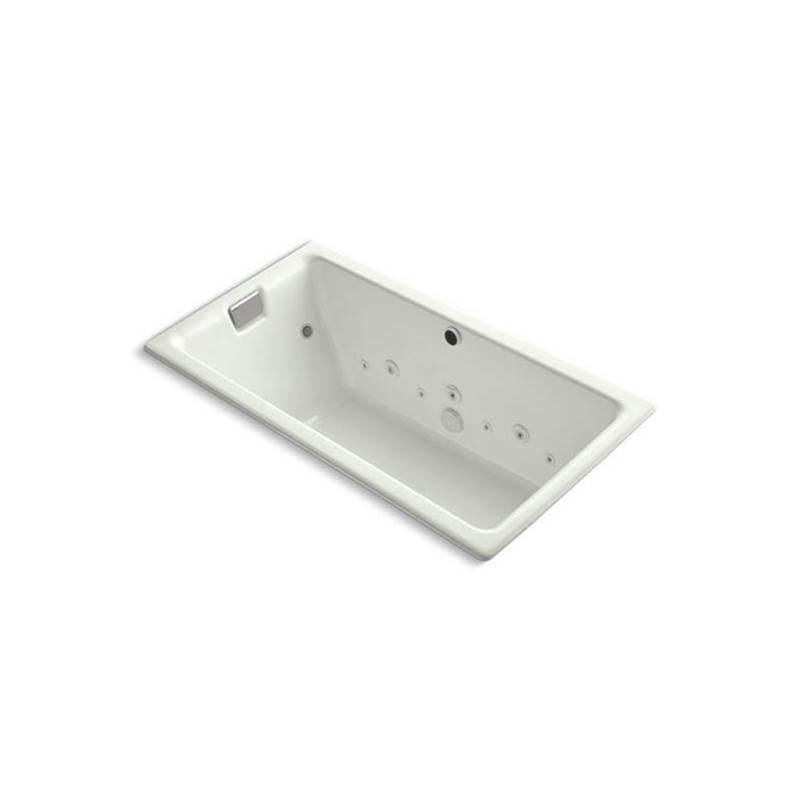 Kohler - Tea-for-Two 66'' x 36'' drop-in Effervescence whirlpool bath - Dune
