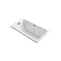 Kohler - Tea-for-Two 66'' x 36'' drop-in/undermount whirlpool bath - White