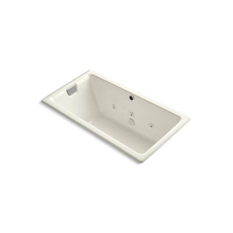 Kohler - Tea-for-Two 66'' x 36'' drop-in/undermount whirlpool bath - Biscuit