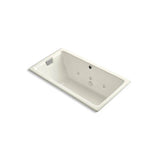 Kohler - Tea-for-Two 66'' x 36'' drop-in/undermount whirlpool bath - Biscuit