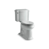 Kohler - Devonshire Two-piece elongated toilet, 1.28 gpf - Ice Grey