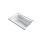 Kohler - Mariposa 60'' x 36'' alcove whirlpool, right drain - White