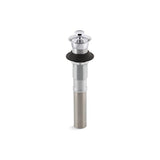 Kohler - Bathroom sink drain with non-removable metal stopper and without overflow - Polished Chrome