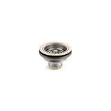 Kohler - Duostrainer Sink drain and strainer basket, less tailpiece - Vibrant Polished Nickel