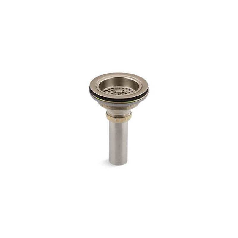 Kohler - Duostrainer Sink drain and strainer with tailpiece - Vibrant Brushed Bronze