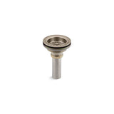 Kohler - Duostrainer Sink drain and strainer with tailpiece - Vibrant Brushed Bronze