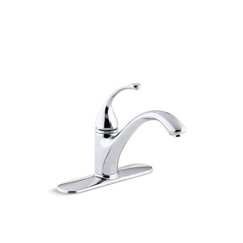 Kohler - Forte 3-hole kitchen sink faucet with 9-1/16'' spout - Polished Chrome