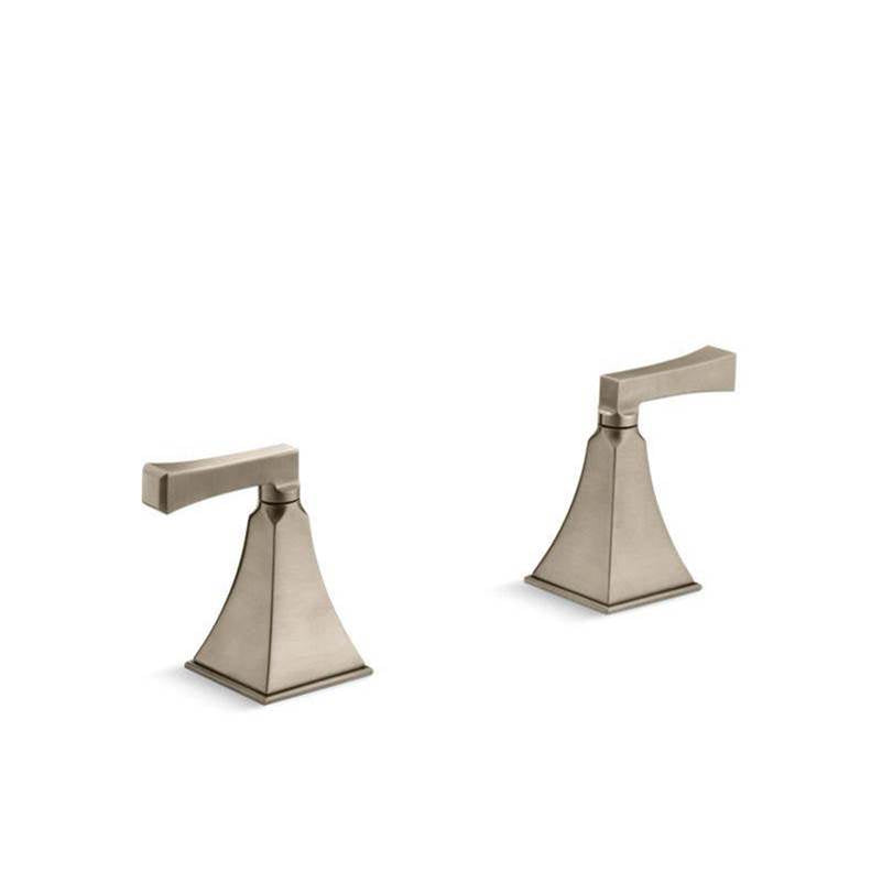 Kohler - Memoirs Stately Deck-mount bath faucet handle trim - Vibrant Brushed Bronze