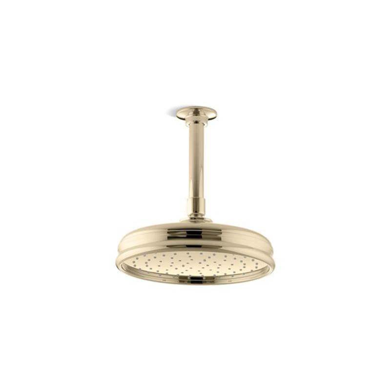 Kohler - 8'' single-function rainhead, 2.5 gpm - Vibrant French Gold