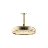 Kohler - Traditional 10'' single-function rainhead, 2.5 gpm - Vibrant French Gold
