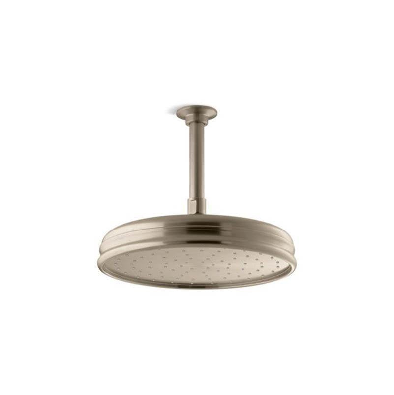 Kohler - Traditional 10'' single-function rainhead, 2.5 gpm - Vibrant Brushed Bronze