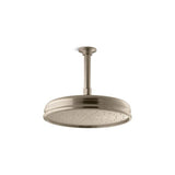 Kohler - Traditional 10'' single-function rainhead, 2.5 gpm - Vibrant Brushed Bronze