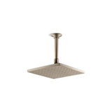 Kohler - Contemporary Square 8'' single-function rainhead, 2.5 gpm - Vibrant Brushed Bronze
