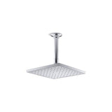 Kohler - Contemporary Square 8'' single-function rainhead, 2.5 gpm - Polished Chrome