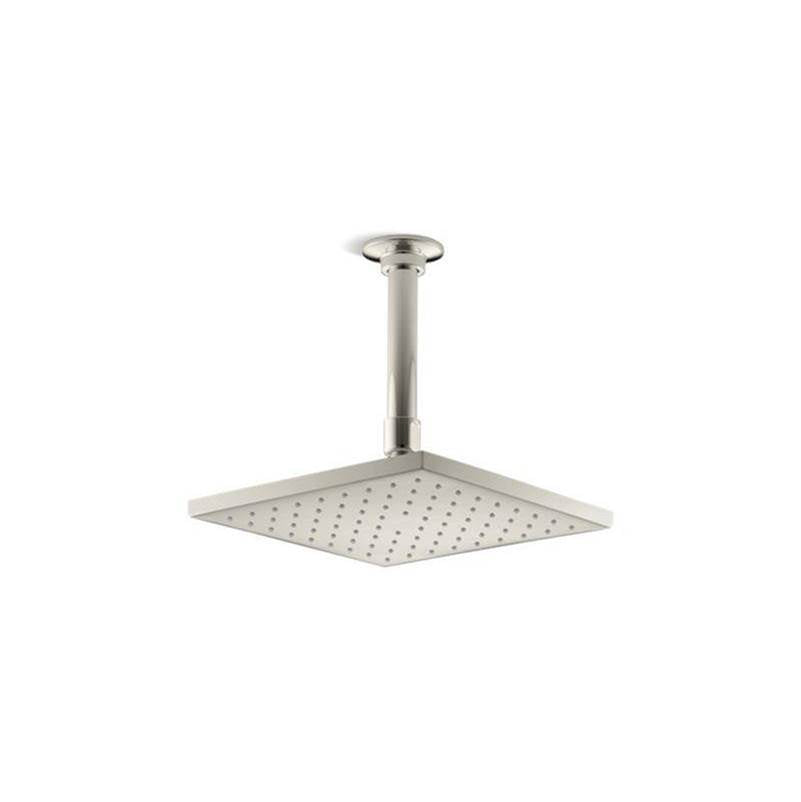 Kohler - Contemporary Square 8'' single-function rainhead, 2.5 gpm - Vibrant Polished Nickel