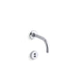 Kohler - Purist Wall-mount touchless faucet trim with InsightE technology and 6'' 90-degree spout, requires valve - Polished Chrome