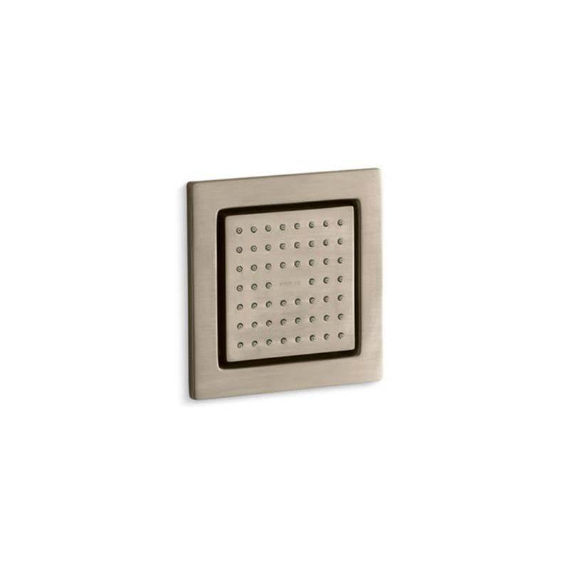 Kohler - WaterTile Square 54-nozzle single-function body spray, 2.5 gpm - Vibrant Brushed Bronze